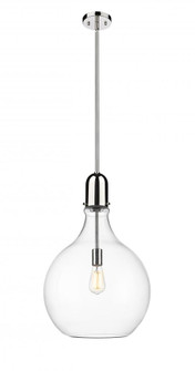 Amherst - 1 Light - 16 inch - Polished Nickel - Stem hung - Pendant (3442|492-1S-PN-G582-16-LED)