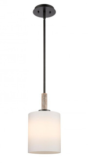 Paladin - 1 Light - 7 inch - Matte Black - stem hung - Mini Pendant (3442|442-1S-BK-W)