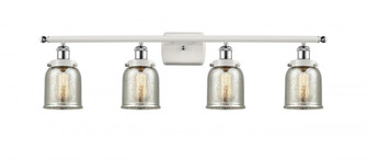 Bell - 4 Light - 36 inch - White Polished Chrome - Bath Vanity Light (3442|916-4W-WPC-G58-LED)