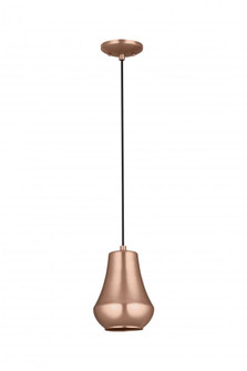 Hartford - 1 Light - 7 inch - Antique Copper - Cord hung - Mini Pendant (3442|654-1P-AC-7-LED)