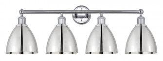 Bristol - 4 Light - 35 inch - Polished Chrome - Bath Vanity Light (3442|616-4W-PC-MBD-75-PC)