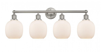 Belfast - 4 Light - 33 inch - Brushed Satin Nickel - Bath Vanity Light (3442|616-4W-SN-G101)