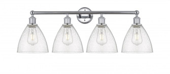 Bristol - 4 Light - 35 inch - Polished Chrome - Bath Vanity Light (3442|616-4W-PC-GBD-754)