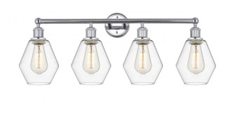 Cindyrella - 4 Light - 33 inch - Polished Chrome - Bath Vanity Light (3442|616-4W-PC-G652-6)