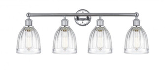 Brookfield - 4 Light - 33 inch - Polished Chrome - Bath Vanity Light (3442|616-4W-PC-G442)