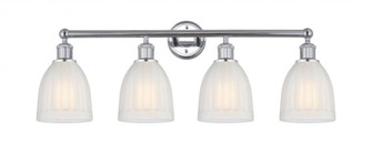 Brookfield - 4 Light - 33 inch - Polished Chrome - Bath Vanity Light (3442|616-4W-PC-G441)