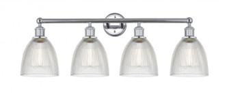 Castile - 4 Light - 33 inch - Polished Chrome - Bath Vanity Light (3442|616-4W-PC-G382)