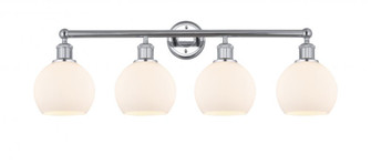 Athens - 4 Light - 33 inch - Polished Chrome - Bath Vanity Light (3442|616-4W-PC-G121-6)