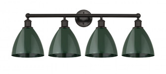 Plymouth - 4 Light - 35 inch - Oil Rubbed Bronze - Bath Vanity Light (3442|616-4W-OB-MBD-75-GR)