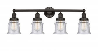 Canton - 4 Light - 32 inch - Oil Rubbed Bronze - Bath Vanity Light (3442|616-4W-OB-G184S)