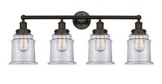 Canton - 4 Light - 33 inch - Oil Rubbed Bronze - Bath Vanity Light (3442|616-4W-OB-G182)