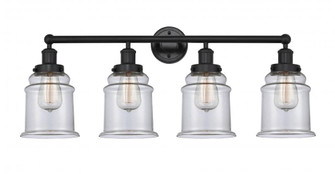 Canton - 4 Light - 33 inch - Matte Black - Bath Vanity Light (3442|616-4W-BK-G182)