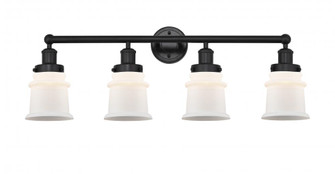 Canton - 4 Light - 32 inch - Matte Black - Bath Vanity Light (3442|616-4W-BK-G181S)