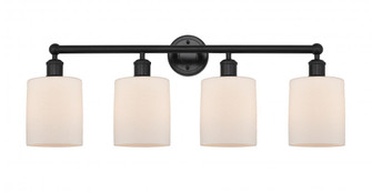 Cobbleskill - 4 Light - 32 inch - Matte Black - Bath Vanity Light (3442|616-4W-BK-G111)