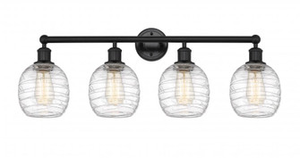 Belfast - 4 Light - 33 inch - Matte Black - Bath Vanity Light (3442|616-4W-BK-G1013)