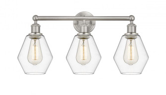 Cindyrella - 3 Light - 24 inch - Brushed Satin Nickel - Bath Vanity Light (3442|616-3W-SN-G652-6)
