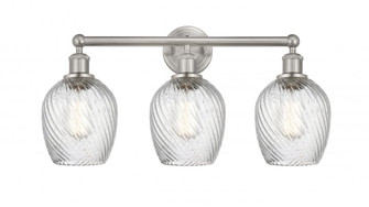 Salina - 3 Light - 24 inch - Brushed Satin Nickel - Bath Vanity Light (3442|616-3W-SN-G292)