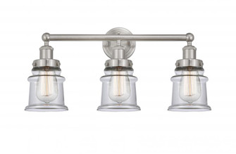 Canton - 3 Light - 23 inch - Brushed Satin Nickel - Bath Vanity Light (3442|616-3W-SN-G182S)