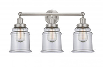Canton - 3 Light - 24 inch - Brushed Satin Nickel - Bath Vanity Light (3442|616-3W-SN-G182)