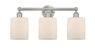 Cobbleskill - 3 Light - 23 inch - Brushed Satin Nickel - Bath Vanity Light (3442|616-3W-SN-G111)