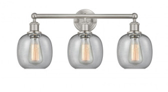 Belfast - 3 Light - 24 inch - Brushed Satin Nickel - Bath Vanity Light (3442|616-3W-SN-G104)