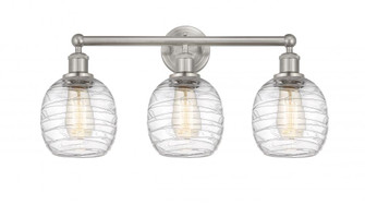 Belfast - 3 Light - 24 inch - Brushed Satin Nickel - Bath Vanity Light (3442|616-3W-SN-G1013)