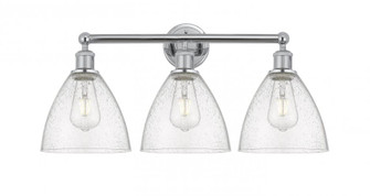 Bristol - 3 Light - 26 inch - Polished Chrome - Bath Vanity Light (3442|616-3W-PC-GBD-754)
