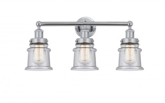 Canton - 3 Light - 23 inch - Polished Chrome - Bath Vanity Light (3442|616-3W-PC-G184S)
