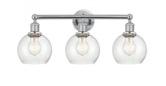 Athens - 3 Light - 24 inch - Polished Chrome - Bath Vanity Light (3442|616-3W-PC-G124-6)