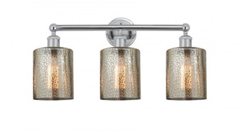 Cobbleskill - 3 Light - 23 inch - Polished Chrome - Bath Vanity Light (3442|616-3W-PC-G116)