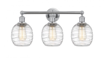 Belfast - 3 Light - 24 inch - Polished Chrome - Bath Vanity Light (3442|616-3W-PC-G1013)