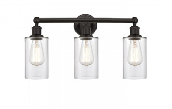 Clymer - 3 Light - 22 inch - Oil Rubbed Bronze - Bath Vanity Light (3442|616-3W-OB-G802)
