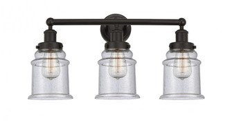 Canton - 3 Light - 24 inch - Oil Rubbed Bronze - Bath Vanity Light (3442|616-3W-OB-G184)