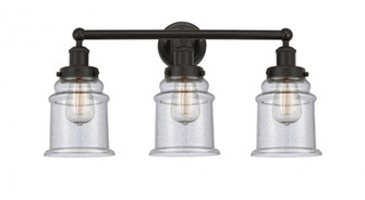 Canton - 3 Light - 24 inch - Oil Rubbed Bronze - Bath Vanity Light (3442|616-3W-OB-G184)