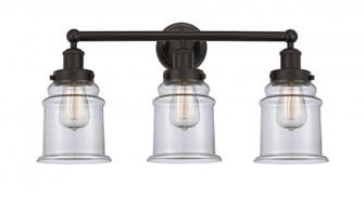 Canton - 3 Light - 24 inch - Oil Rubbed Bronze - Bath Vanity Light (3442|616-3W-OB-G182)