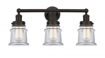 Canton - 3 Light - 23 inch - Oil Rubbed Bronze - Bath Vanity Light (3442|616-3W-OB-G182S)