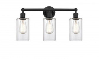 Clymer - 3 Light - 22 inch - Matte Black - Bath Vanity Light (3442|616-3W-BK-G802)