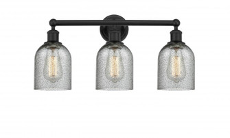 Caledonia - 3 Light - 23 inch - Matte Black - Bath Vanity Light (3442|616-3W-BK-G257)