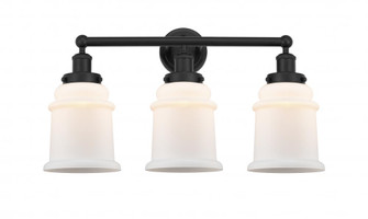 Canton - 3 Light - 24 inch - Matte Black - Bath Vanity Light (3442|616-3W-BK-G181)