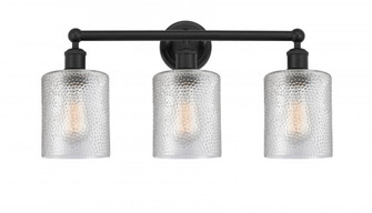Cobbleskill - 3 Light - 23 inch - Matte Black - Bath Vanity Light (3442|616-3W-BK-G112)