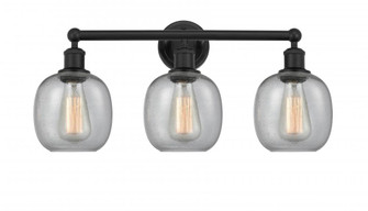 Belfast - 3 Light - 24 inch - Matte Black - Bath Vanity Light (3442|616-3W-BK-G104)