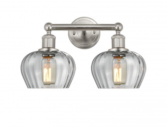 Fenton - 2 Light - 16 inch - Brushed Satin Nickel - Bath Vanity Light (3442|616-2W-SN-G92)
