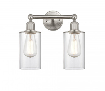 Clymer - 2 Light - 13 inch - Brushed Satin Nickel - Bath Vanity Light (3442|616-2W-SN-G802)