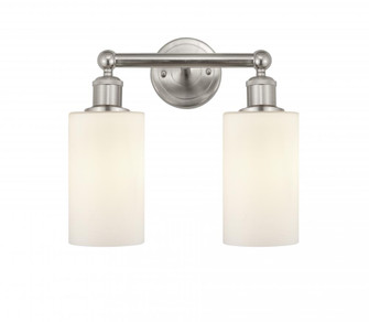 Clymer - 2 Light - 13 inch - Brushed Satin Nickel - Bath Vanity Light (3442|616-2W-SN-G801)