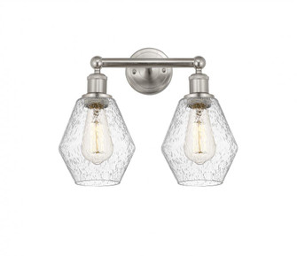 Cindyrella - 2 Light - 15 inch - Brushed Satin Nickel - Bath Vanity Light (3442|616-2W-SN-G654-6)