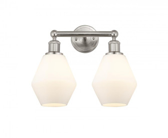 Cindyrella - 2 Light - 15 inch - Brushed Satin Nickel - Bath Vanity Light (3442|616-2W-SN-G651-6)