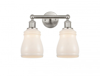 Ellery - 2 Light - 14 inch - Brushed Satin Nickel - Bath Vanity Light (3442|616-2W-SN-G391)