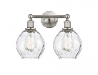Waverly - 2 Light - 15 inch - Brushed Satin Nickel - Bath Vanity Light (3442|616-2W-SN-G362)