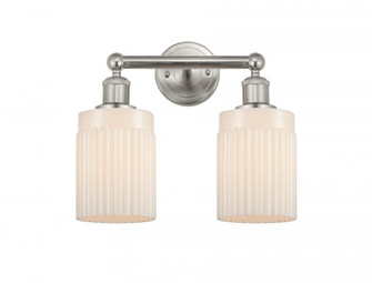 Hadley - 2 Light - 14 inch - Brushed Satin Nickel - Bath Vanity Light (3442|616-2W-SN-G341)