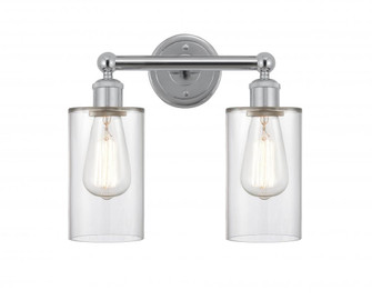 Clymer - 2 Light - 13 inch - Polished Chrome - Bath Vanity Light (3442|616-2W-PC-G802)